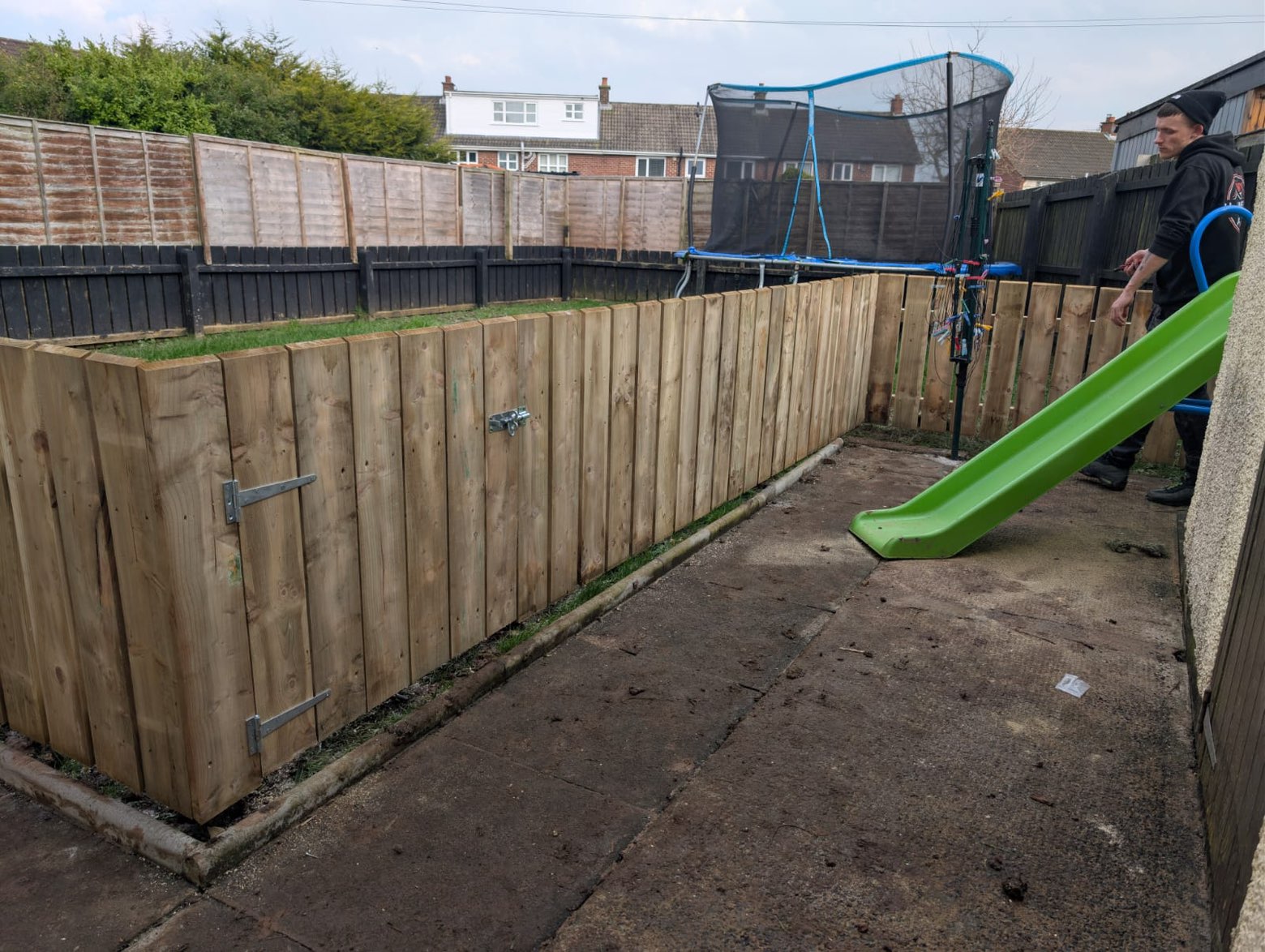 Garden fencing installation Newtownabbey Northern Ireland
